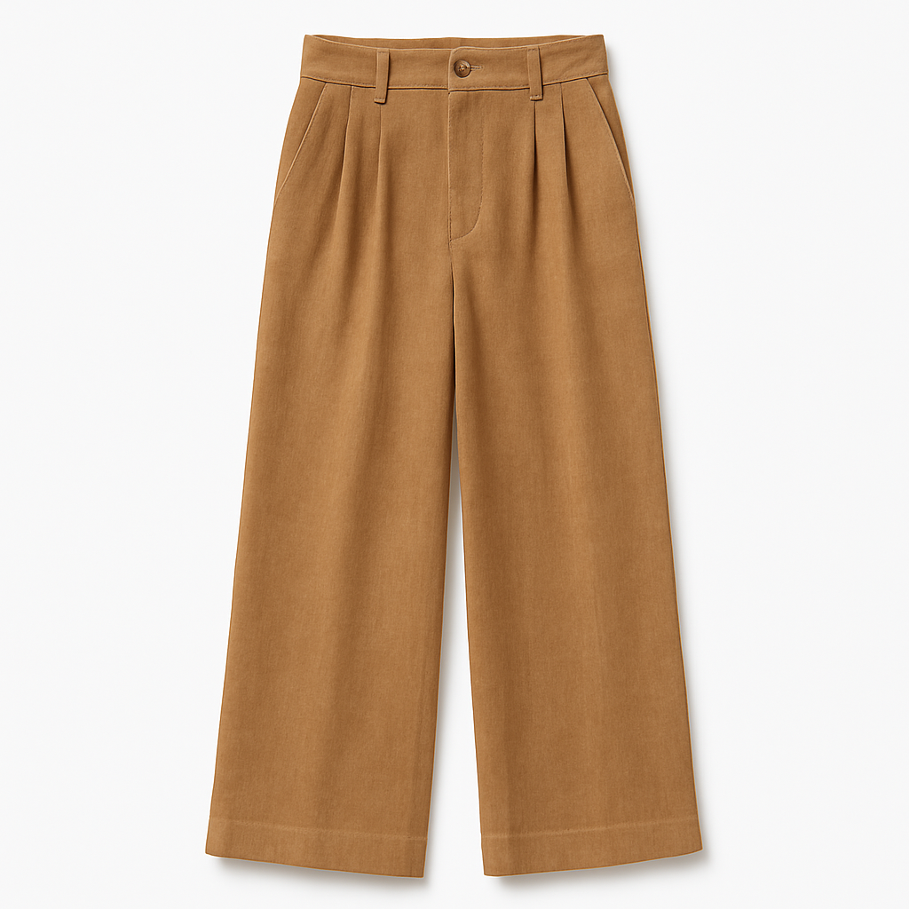 Corduroy Wide-Leg Pants - Kenvoire Pants