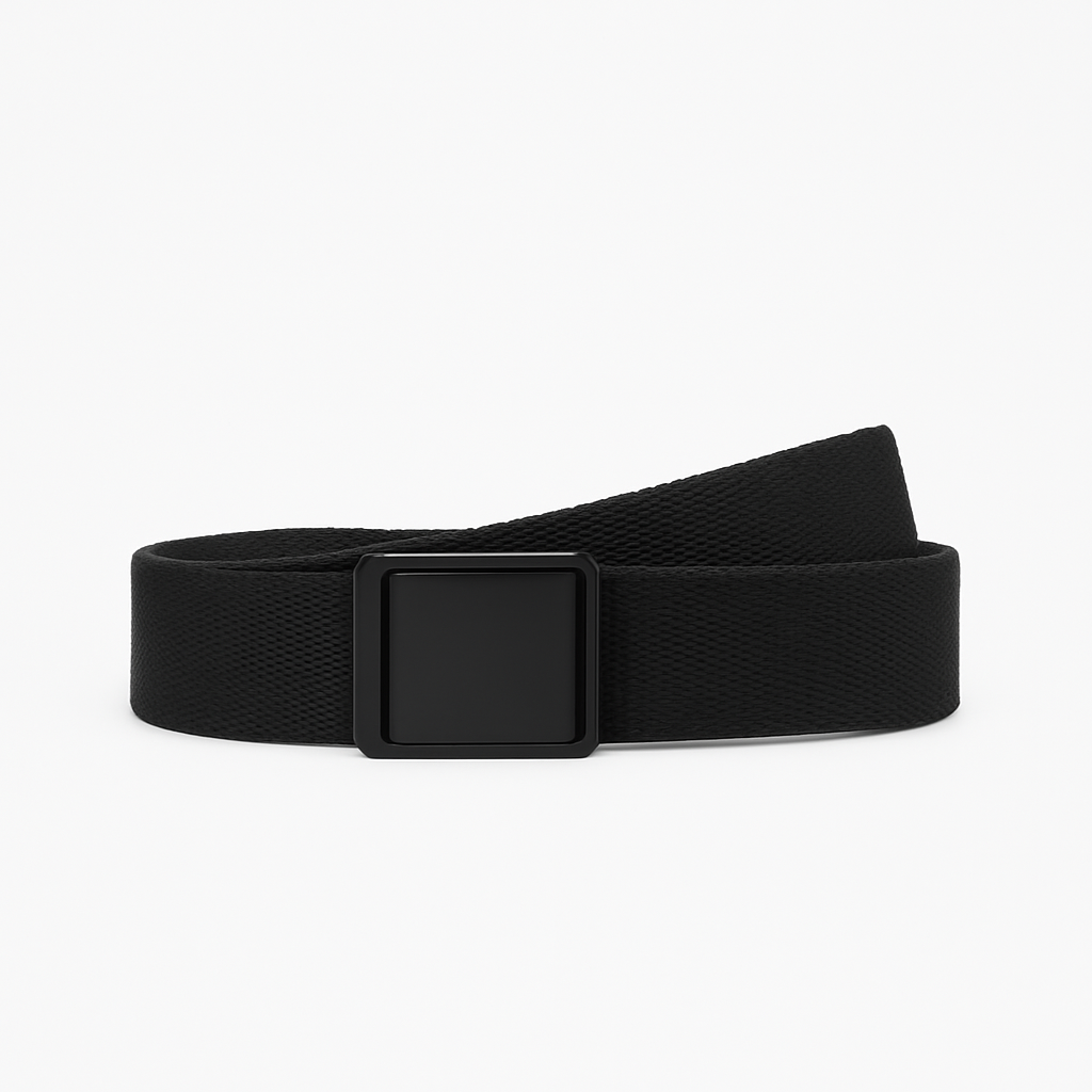 Ebony Canvas Belt - Kenvoire Belts