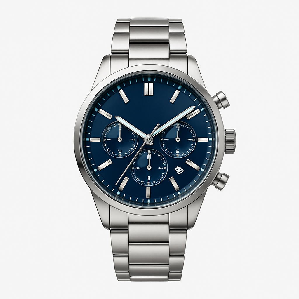 Midnight Steel Chronograph - Kenvoire Watches