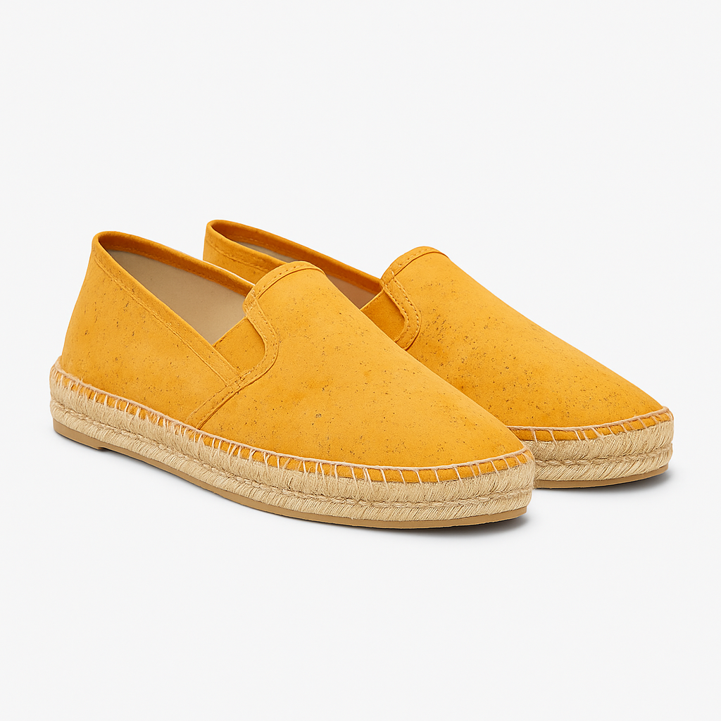 Saffron Cork Espadrilles - Kenvoire Shoes