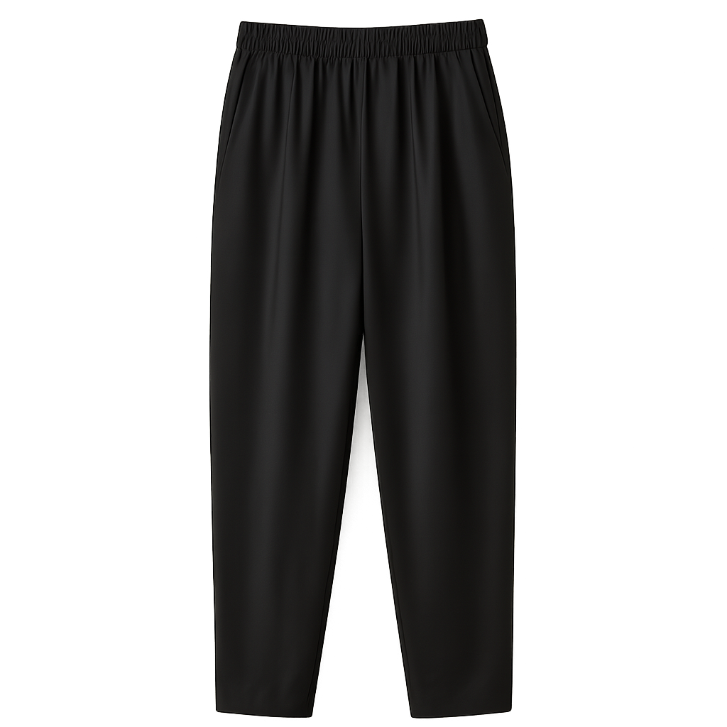 Silk Carrot Trousers - Kenvoire Pants
