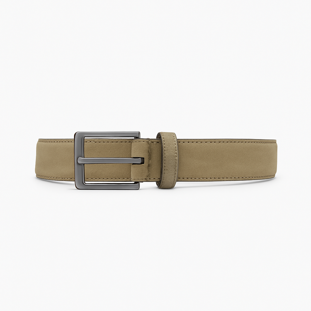 Suede Khaki Belt - Kenvoire Belts