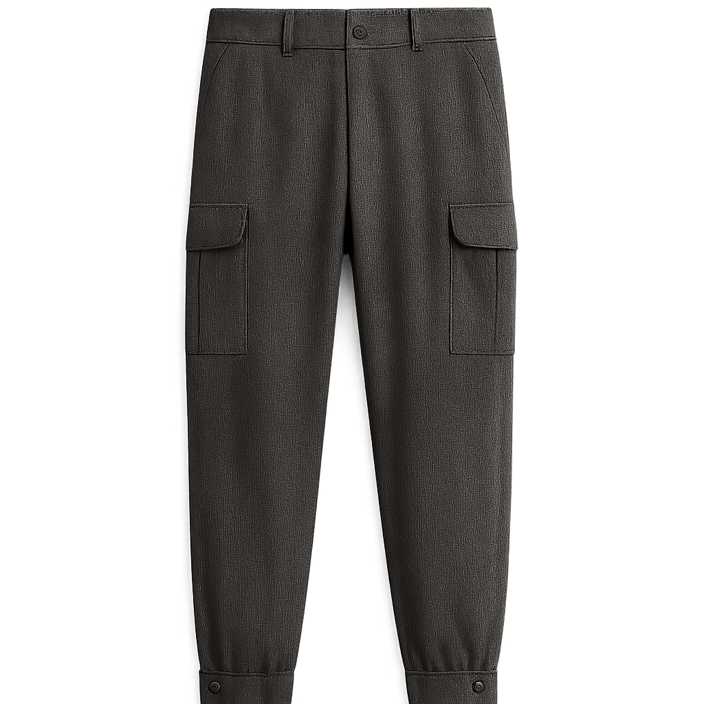 Tweed Cargo Trousers - Kenvoire Pants